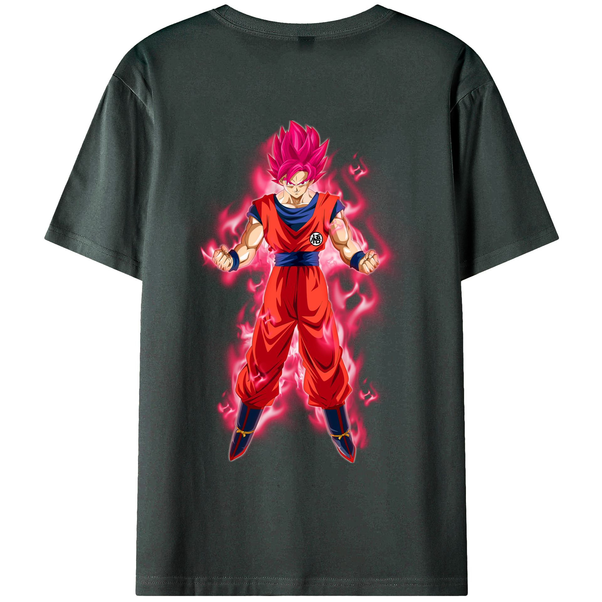 （画像用） ドラゴンボール 孫 悟飯（そんごはん）DRAGON BALL Son Gohan 綿100％ メンズ半袖Tシャツ（バックプリント） 通気性
